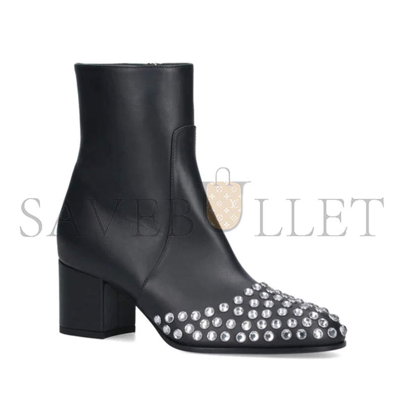 ALAÏA BLACK ANKLE BOOTS AA3B089CK291